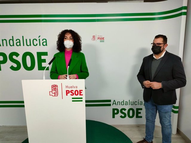 La secretaria de Sanidad de la Comisión Ejecutiva Provincial del PSOE de Huelva, Lourdes Martín.