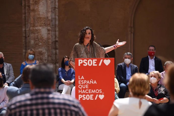 Archivo - La secretaria general del PSPV-PSOE en la provincia de Valencia, Mercedes Caballero.