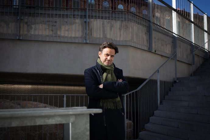 El presidente del grupo parlamentario de Unidas Podemos (UP) en el Congreso y líder de los comuns en la Cámara baja, Jaume Asens, en una entrevista de Europa Press