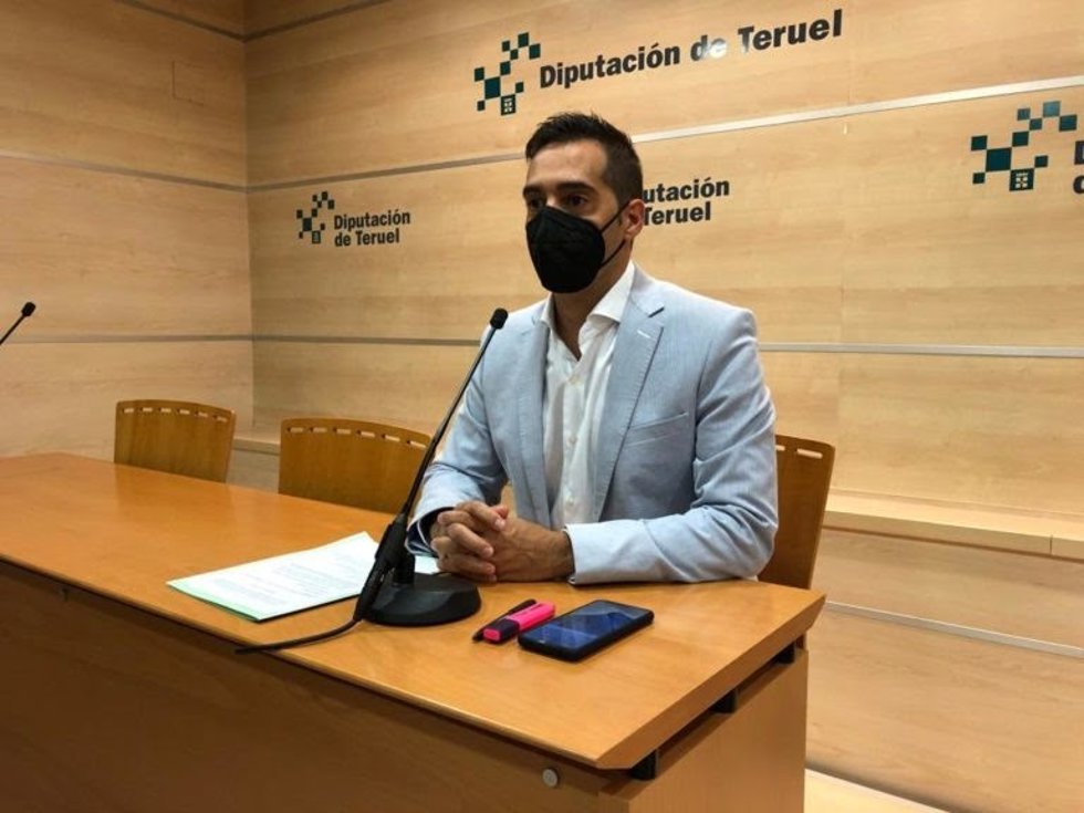 El portavoz del Grupo Provincial de Ciudadanos (Cs) en Teruel,  Ramón Fuertes