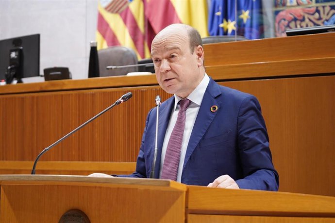 El portavoz de VOX en Aragón, Santiago Morón.