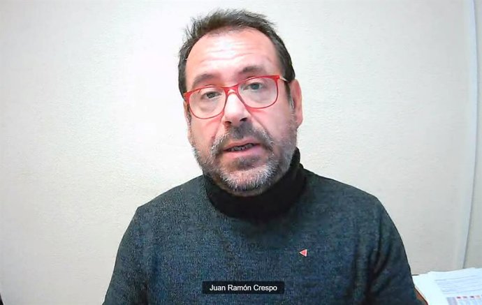El coordinadorregional de IU C-LM, Juan Ramón Crespo.