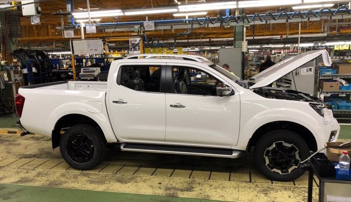 Última unidad de la 'pick-up' Navara producida en la planta de Nissan en la Zona Franca de Barcelona