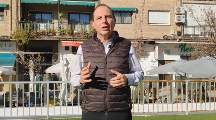 El diputado de Vox por Granada y secretario general del Grupo Parlamentario, Francisco Ocaña.