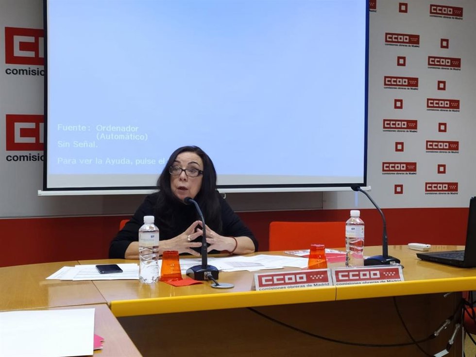 Archivo - Isabel Galvín, secretaria general de la Federación de Enseñanza de CCOO