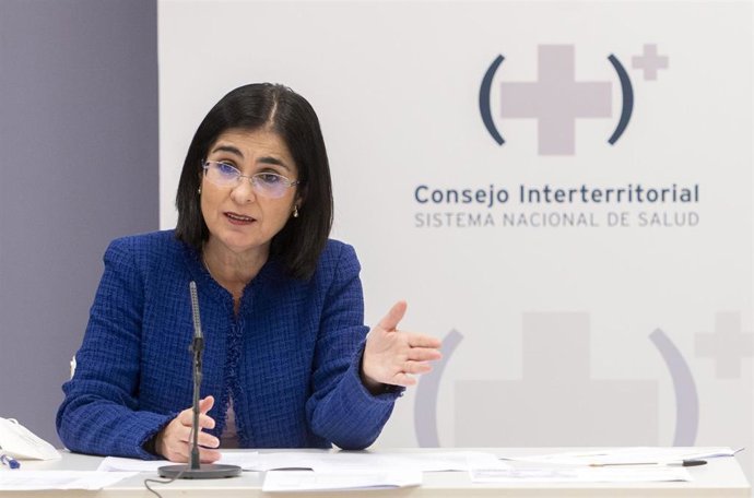La ministra de Sanidad, Carolina Darias