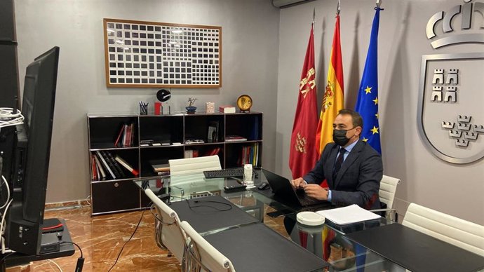 El consejero de Transparencia, Seguridad y Emergencias, Antonio Sánchez Lorente, participó hoy en la Conferencia sectorial por la Seguridad Nacional.