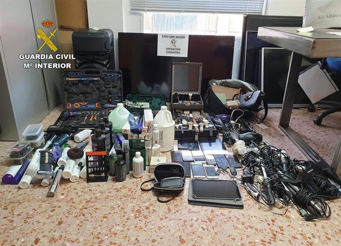 Efectos incautados en la Operación 'Chinavera'