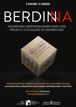 Cartel de los premios Berdinna