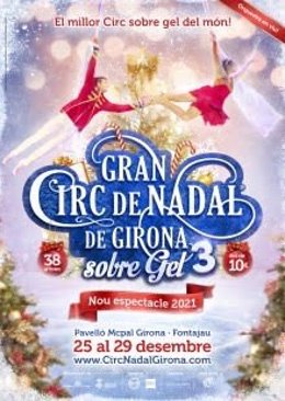 Cartel del Gran Circ de Nadal de Girona de 2021.
