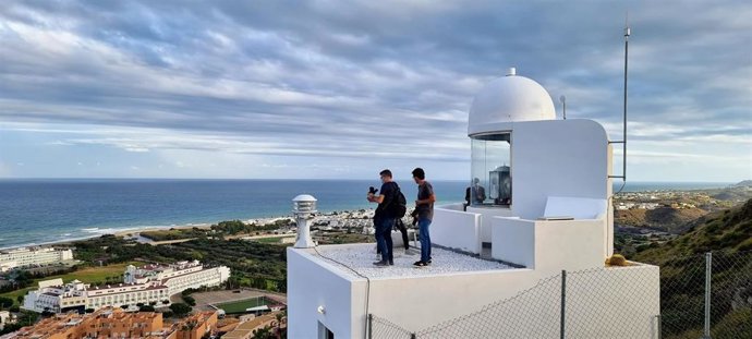 Inauguración del Faro de Mojácar, en una imagen de archivo