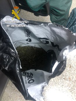 Drogas incautadas en Casalonga.