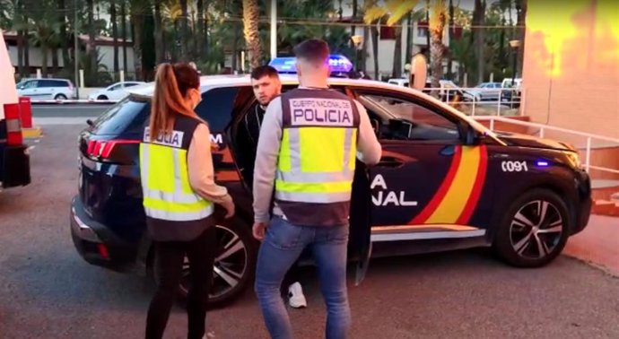 Imagen del detenido por el crimen machista de Elche