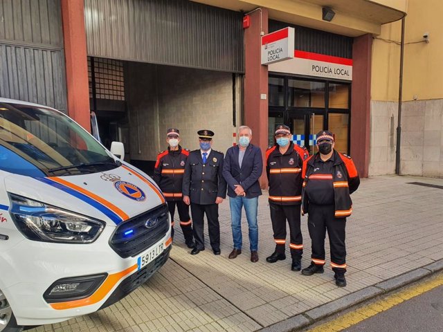 Nueva furgoneta de Protección Civil, adquirida por el Ayuntamiento de Gijón