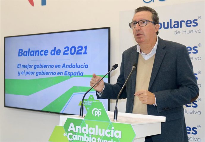 El presidente del PP de Huelva, Manuel Andrés González.