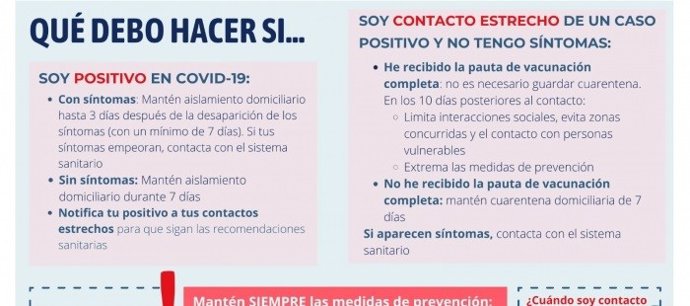 Material divulgativo de la DGA sobre los nuevos protocolos frente al coronavirus.