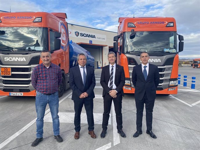 Acuerdo entre Grupo Logístico Arnedo y Scania