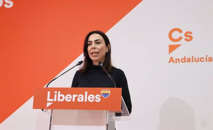 La portavoz parlamentaria de Cs en Andalucía, Teresa Pardo