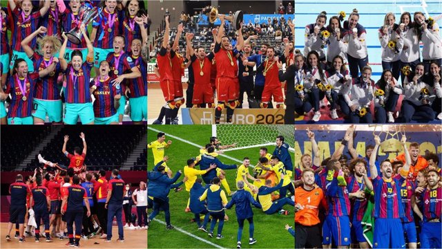 Los mejores equipos españoles del 2021: Villarreal, Barça, Hispanos, waterpolo, hockey patines