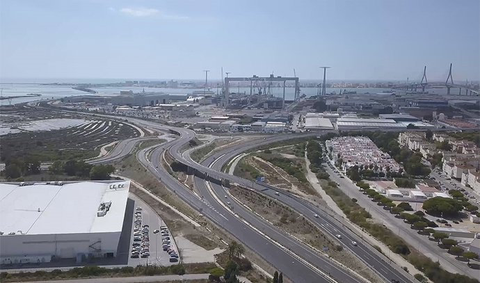Zona de las Aletas en Puerto Real (Cádiz)