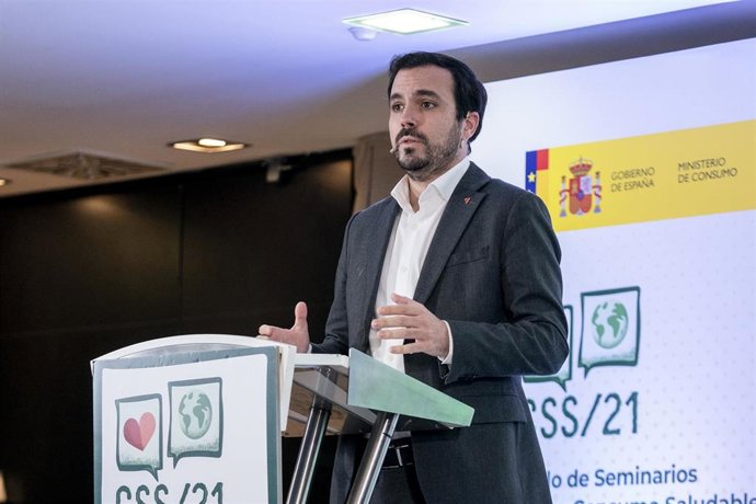 El ministro de Consumo, Alberto Garzón