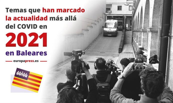 Archivo - Temas que han marcado la actualidad más allá del COVID en 2021 en Baleares.