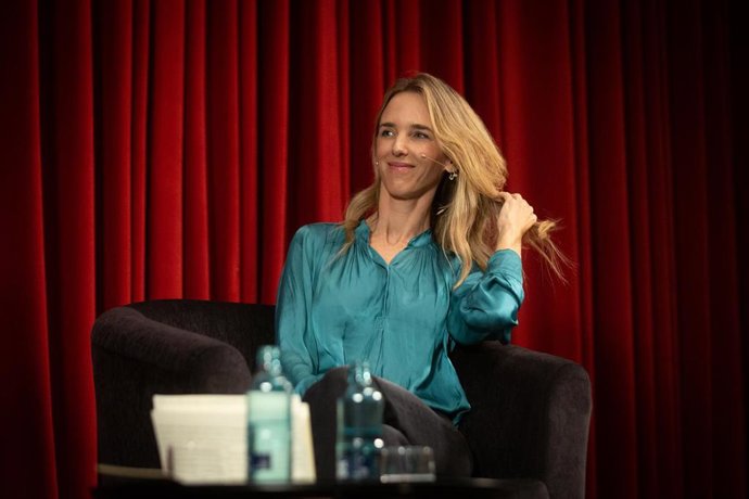La diputada del PP Cayetana Álvarez de Toledo durante la presentación de su libro Políticamente indeseable 
