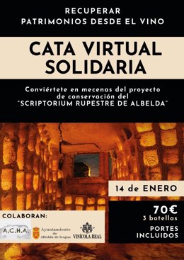 Cata virtual solidaria en Albelda