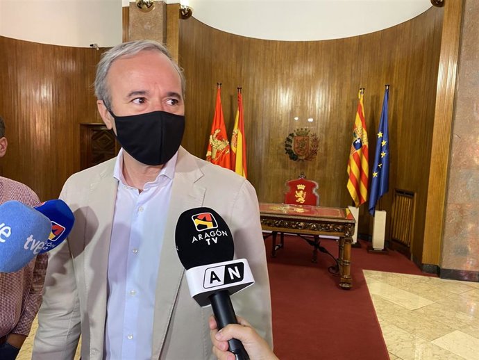 Archivo - El alcalde de Zaragoza, Jorge Azcón.