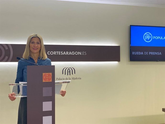 La portavoz adjunta del PP Aragón, Mar Vaquero.