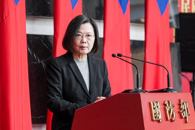 La presidenta de Taiwán, Tsai Ing-wen, en una imagen de archivo. Photo: Walid Berrazeg/SOPA Images via ZUMA Press Wire/dpa