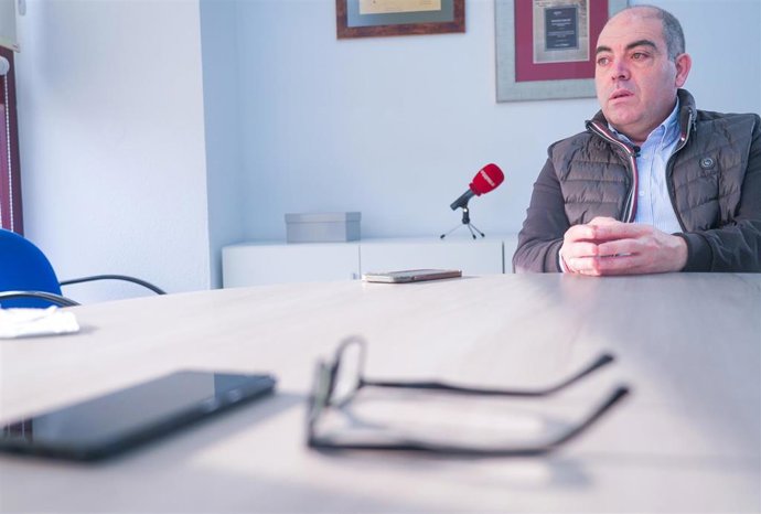 El presidente de ATA y vicepresidente de la CEOE, Lorenzo Amor, en la entrevista con Europa Press