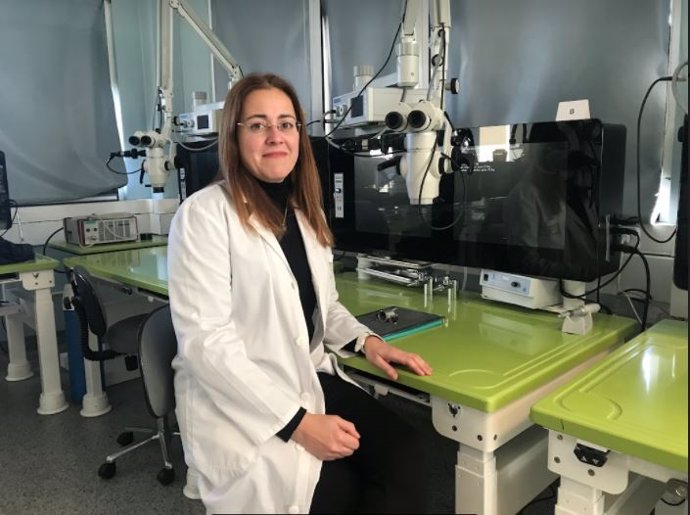 La responsable del Grupo de Investigación de Terapia Celular y Medicina Regenerativa del Inibic, Silvia María Díaz Prado.