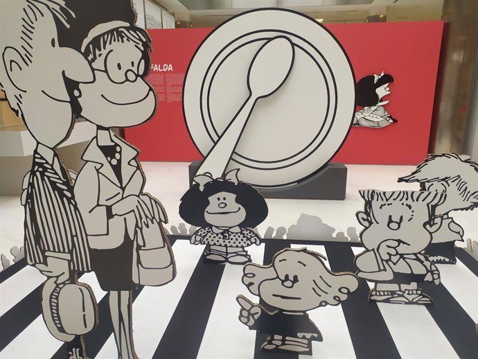 Exposición de Mafalda en el Puerto de Valncia