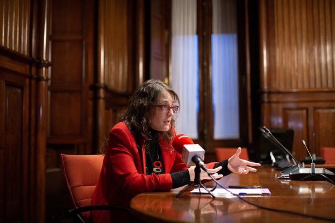 La consellera Tnia Verge, en una entrevista amb Europa Press