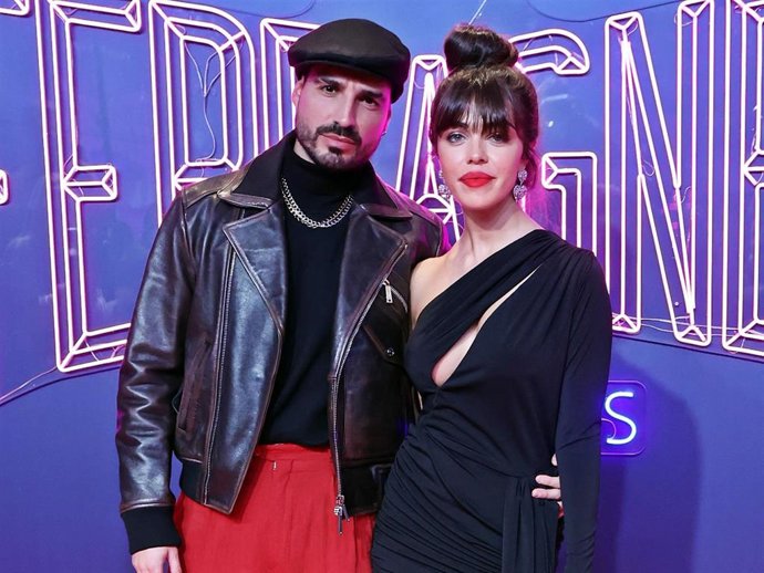 Violeta Mangriñán y Fabio Colloricchio asiste al estreno de la nueva serie The Ferragnez