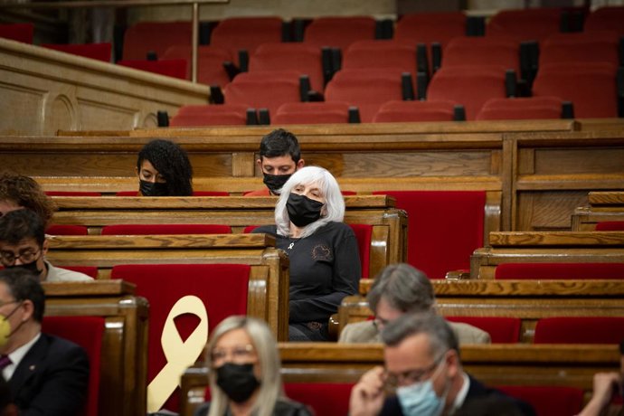 Archivo - Arxivo - La líder de la CUP en el Parlament, Dolors Sabater