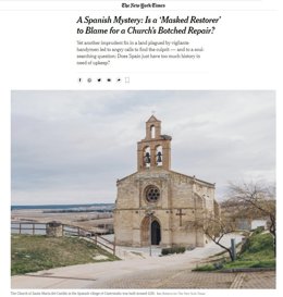 Captura del reportaje publicado este domingo en The New York Times.