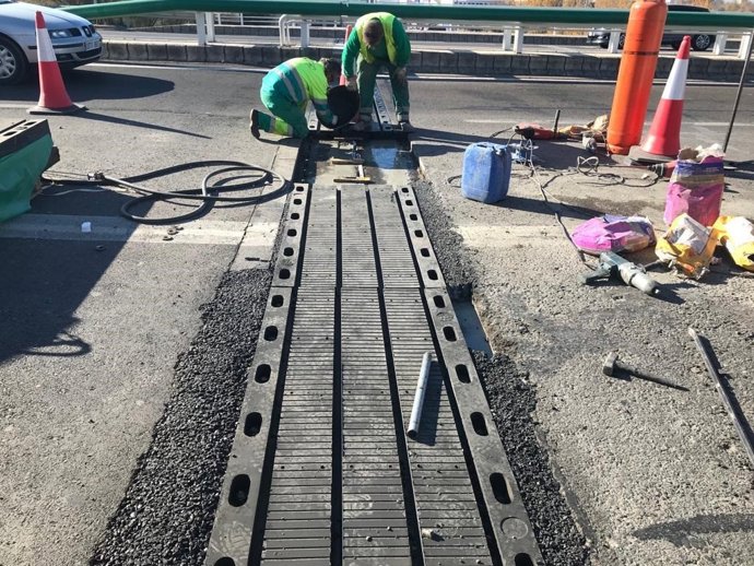 Reparación del Puente de Andalucía.