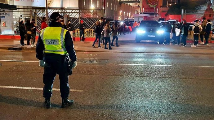 Agente de la Policía Local de Palma.