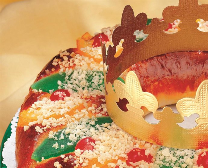 Imagen de un roscón de Reyes