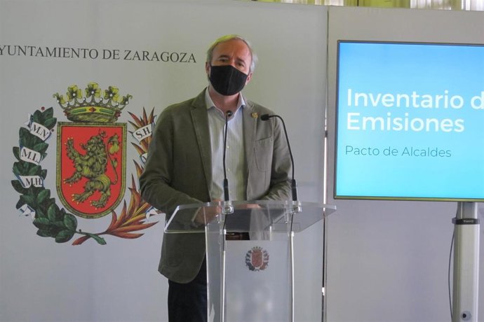 Archivo - El alcalde de Zaragoza, Jorge Azcón.