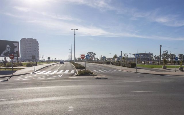 Zona del Ensanche Sur de Huelva capital.