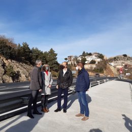 El Mitma finaliza las obras de reordenación de accesos de la N-230 en Benabarre (Huesca