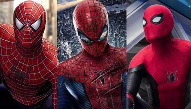 Imágenes de las tres sagas de Spider-Man