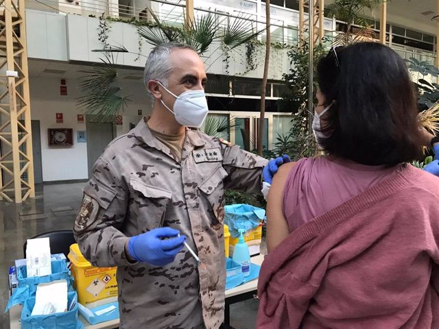 Equipos Móviles de Vacunación de la Armada inician su actividad en la Operación 'Misión Baluarte'