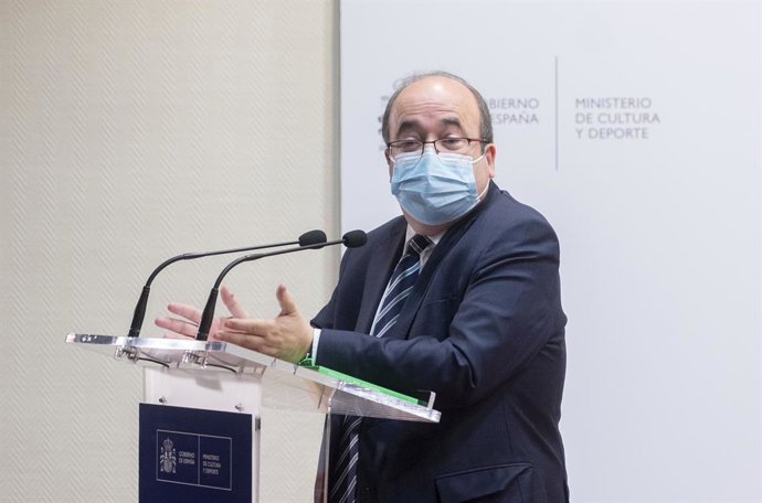Arxiu - El ministre de Cultura i Esport, Miquel Iceta