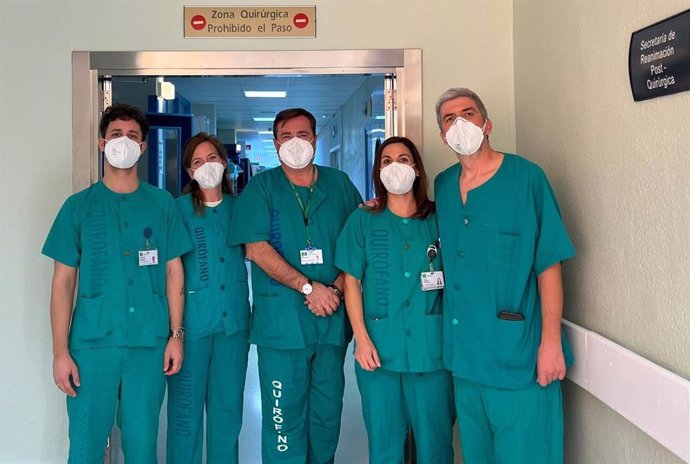 Equipo de Anestesiología que participa en la investigación