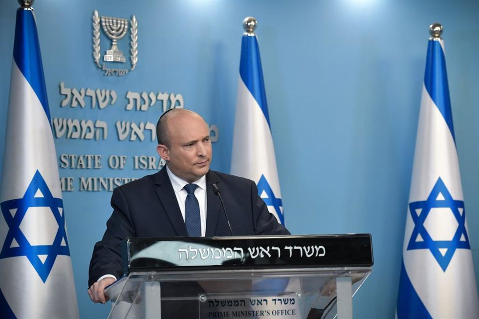 El primer ministro de Israel, Naftali Bennett 