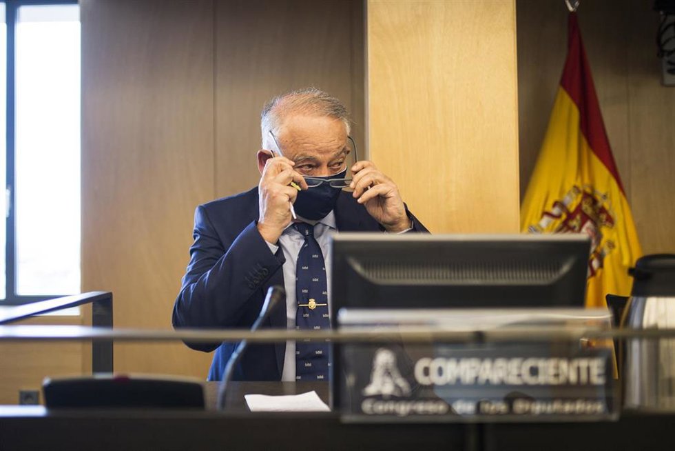 Archivo - El ex director adjunto operativo (DAO) de la Policía Nacional Eugenio Pino 